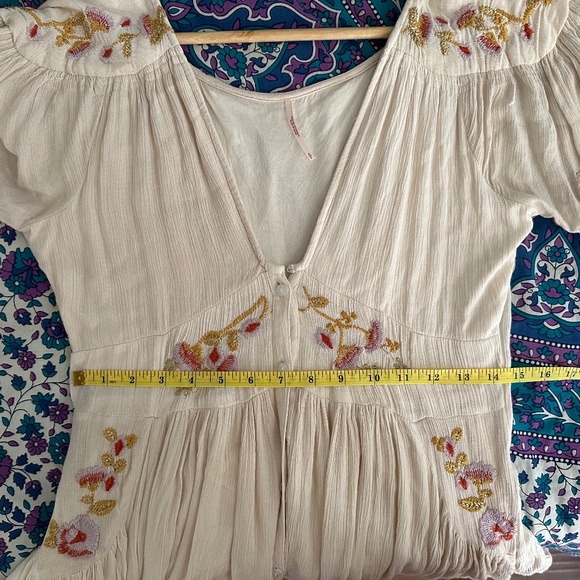 We The Free Cream Floral Midi Dress - Picture 10 of 11